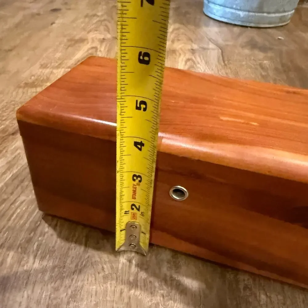 Vintage Lane Mini Cedar Chest Box W.S. Mann & Co Burlington KS - No Key